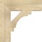 Ekena Millwork Merced Block Rough Sawn Bracket, Douglas Fir, 6"W x 24"D x 24"H BKT06X24X24MRC05RDF - alternate 2
